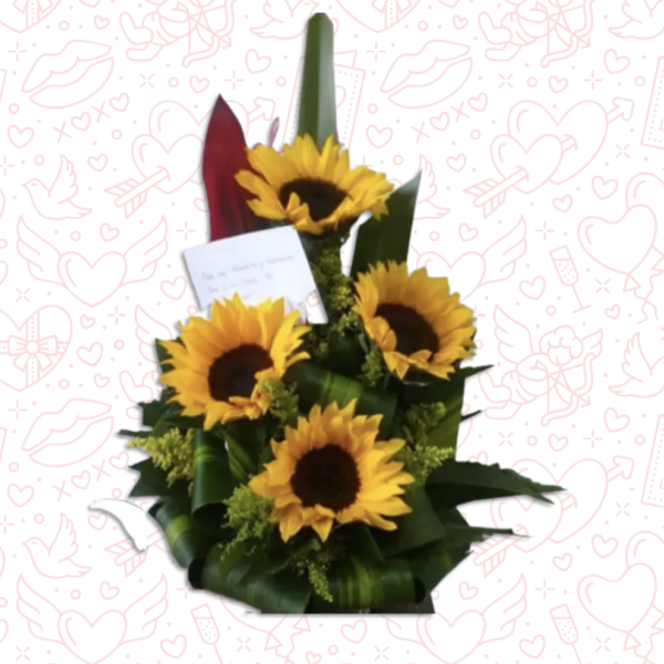 Arreglo de flores a Domicilio Bogotá – Mini girasoles